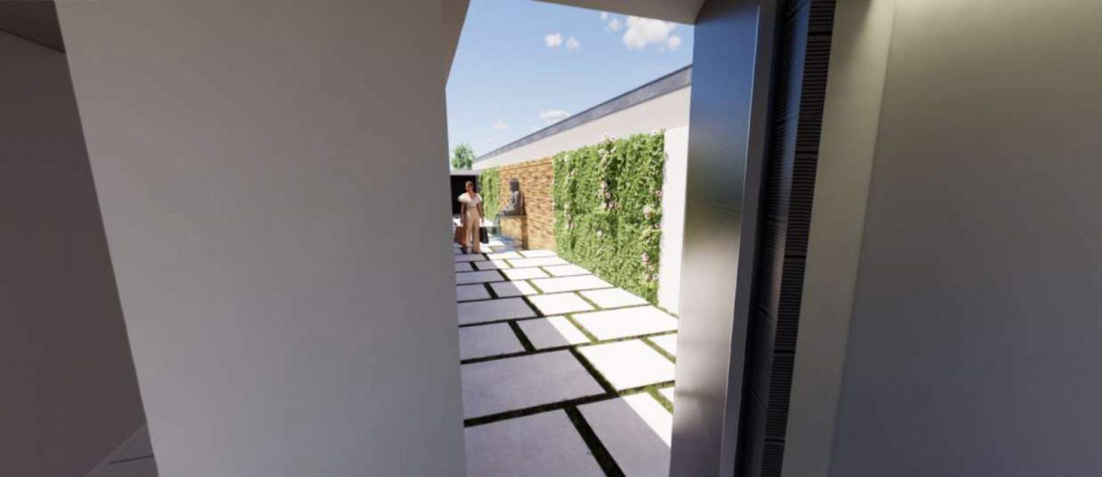 Venta: Chalet independiente de una sola planta en construcción, con jardín y piscina, V. N. Gaia, Portugal_200759