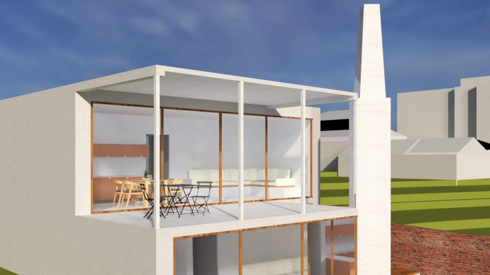 Verkauf: Grundstück für den Bau einer Villa mit Meerblick, in Canidelo, V. N. Gaia, Portugal_201527