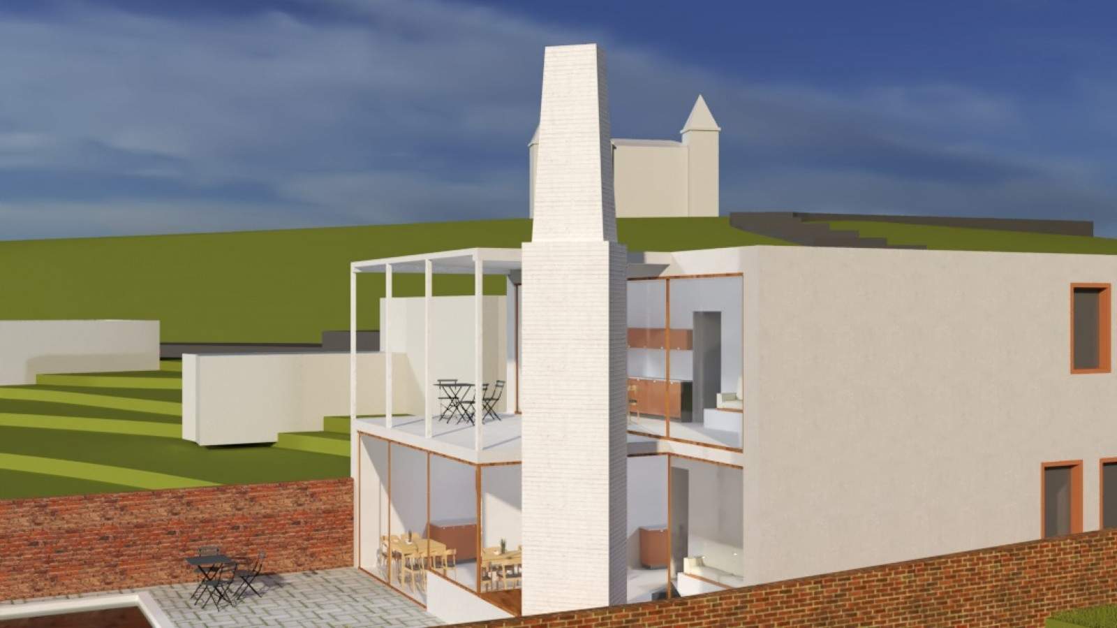 Verkauf: Grundstück für den Bau einer Villa mit Meerblick, in Canidelo, V. N. Gaia, Portugal_201528