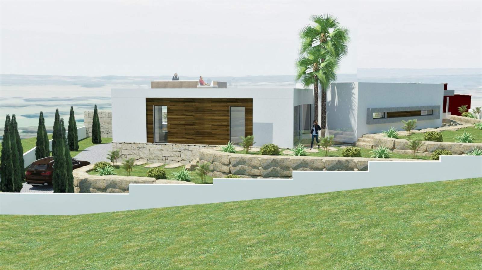 Terrain à bâtir avec projet de construction, à vendre à Loulé, Algarve_201536