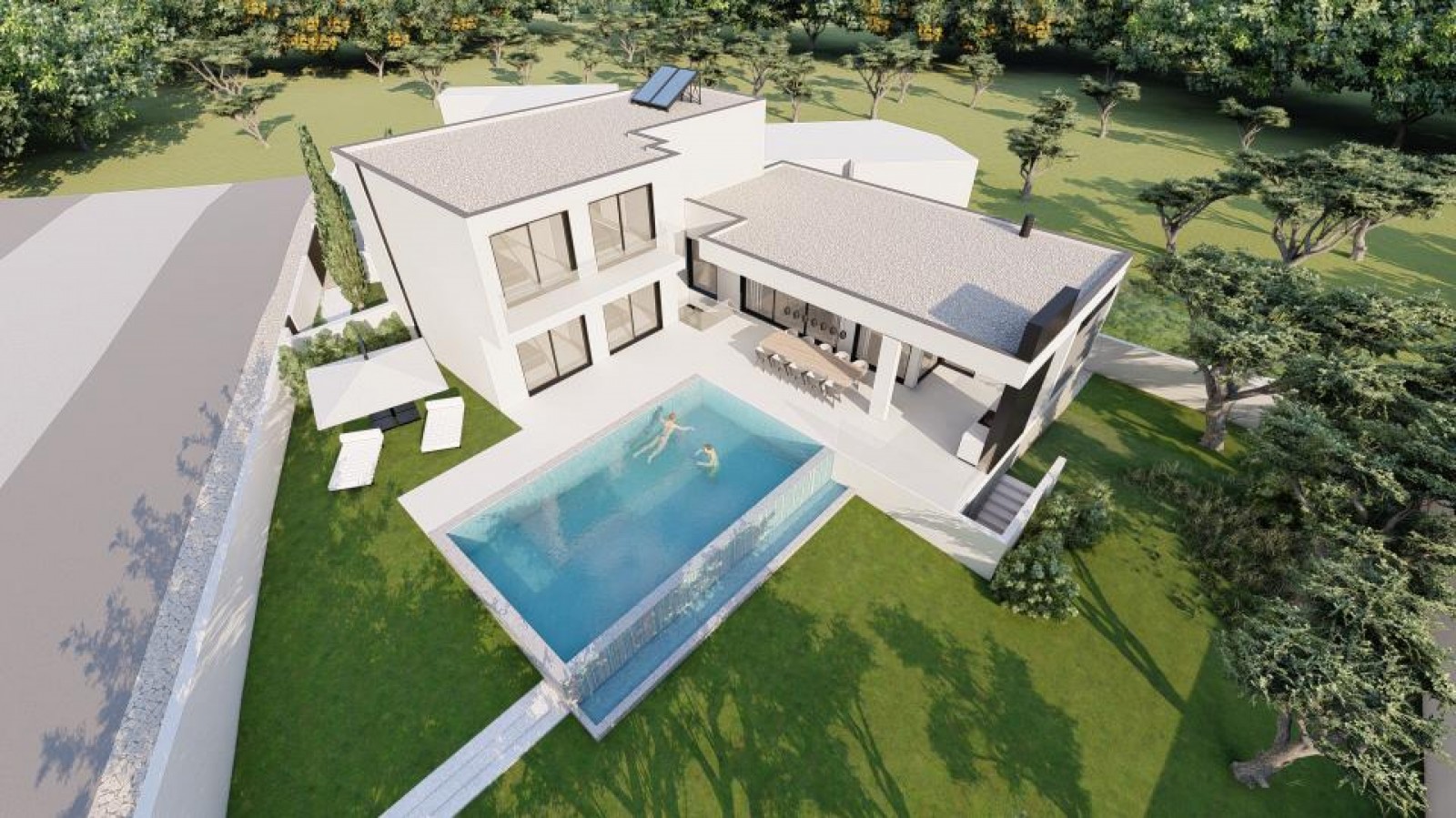 Moderne Villa mit 4 Schlafzimmern im Bau, zu verkaufen in Albufeira, Algarve_201555