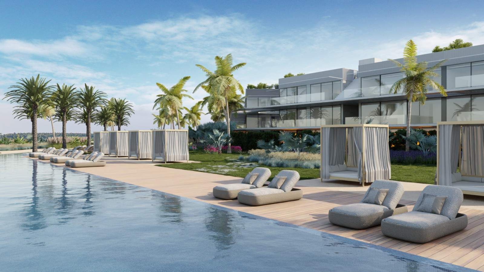 Pisos de lujo de dos dormitorios en condominio privado, en venta, Vilamoura_201988