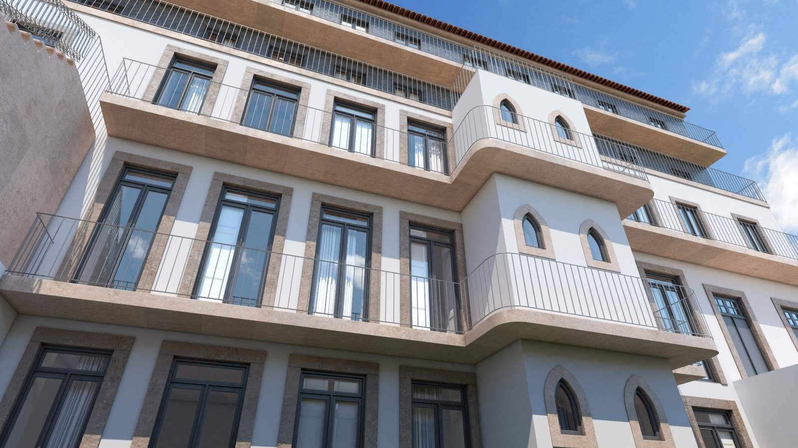 Appartement neuf avec terrasse, à vendre, dans le centre historique de Porto, Portugal_203411