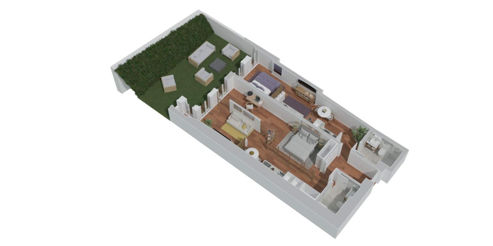 Neue Wohnung mit Terrasse, zu verkaufen, im historischen Zentrum von Porto, Portugal_203527