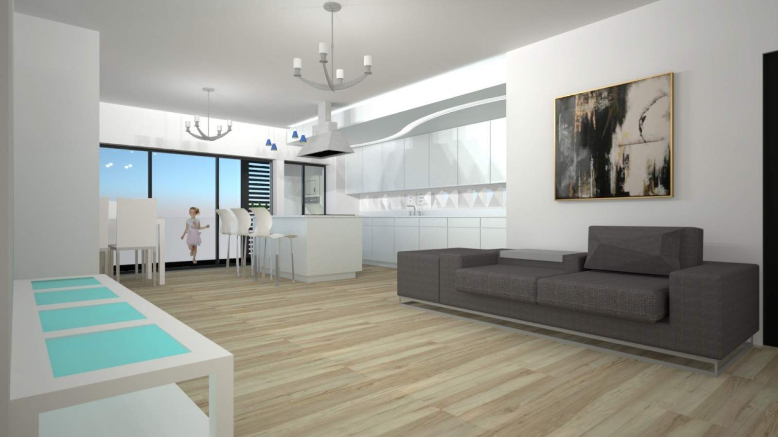 Piso nuevo de 4 dormitorios, en venta en São Brás de Alportel, Algarve_204091