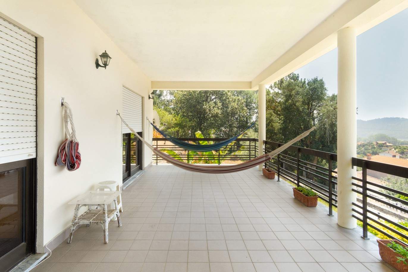 Villa avec vue sur le jardin et la rivière, à vendre, à Melres, Gondomar, Porto, Portugal_204428