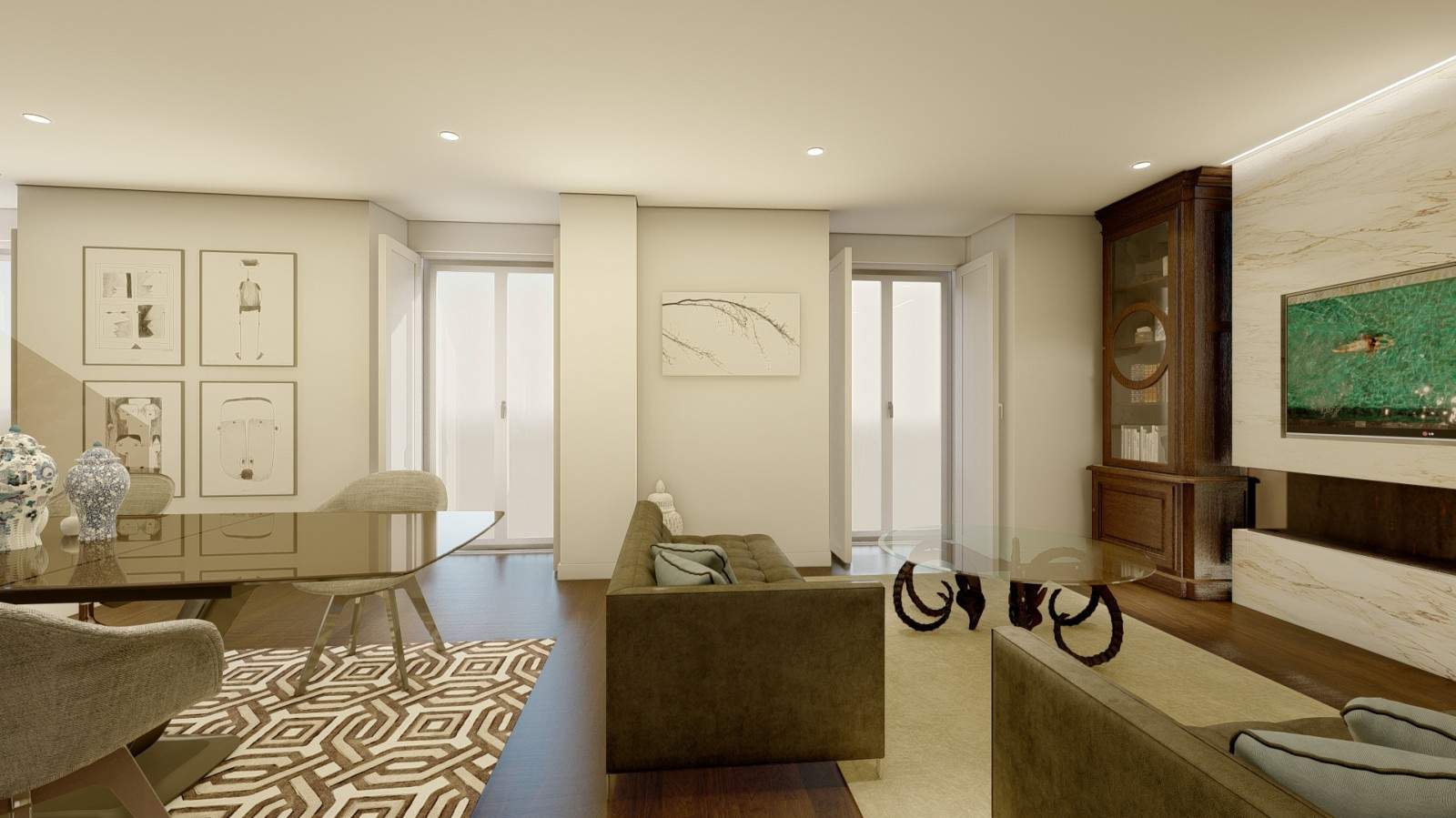 Appartement de 2 chambres, nouvelle construction, à vendre à Faro, Algarve_204596