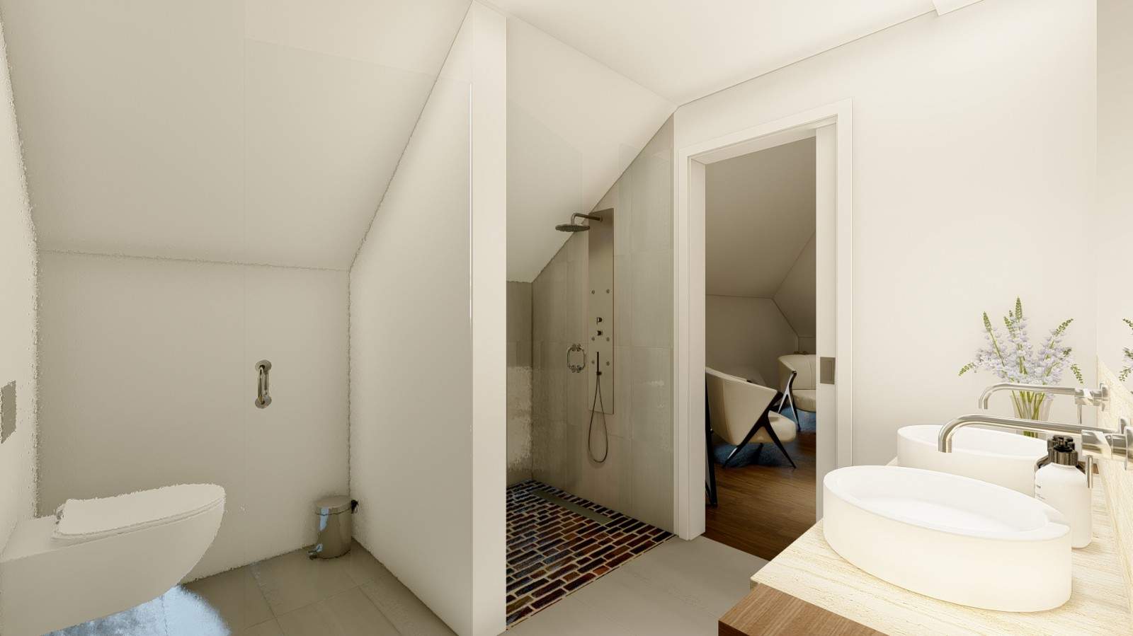 Appartement de 2 chambres, nouvelle construction, à vendre à Faro, Algarve_204609