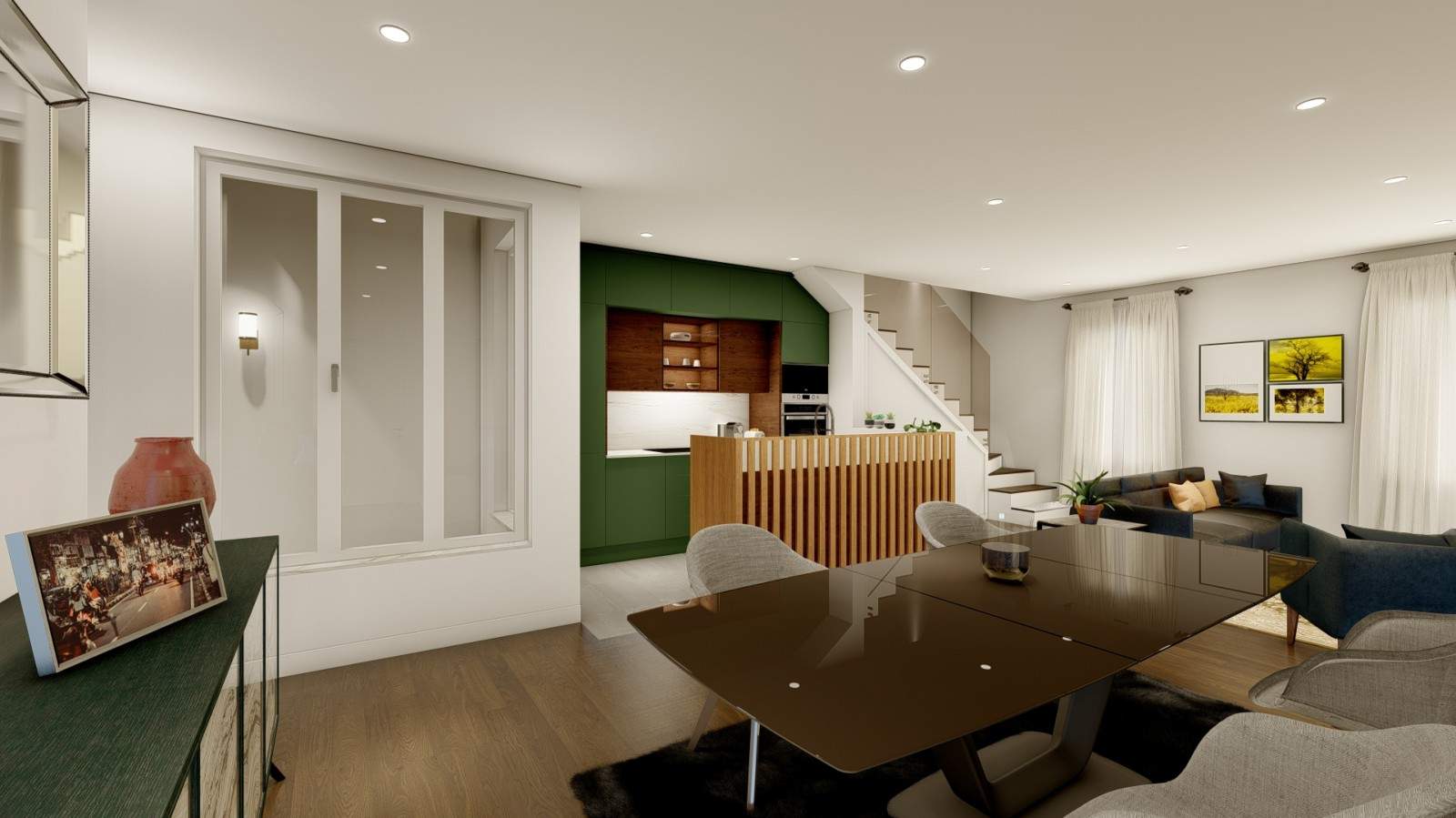 Appartement de 2 chambres, nouvelle construction, à vendre à Faro, Algarve_204615