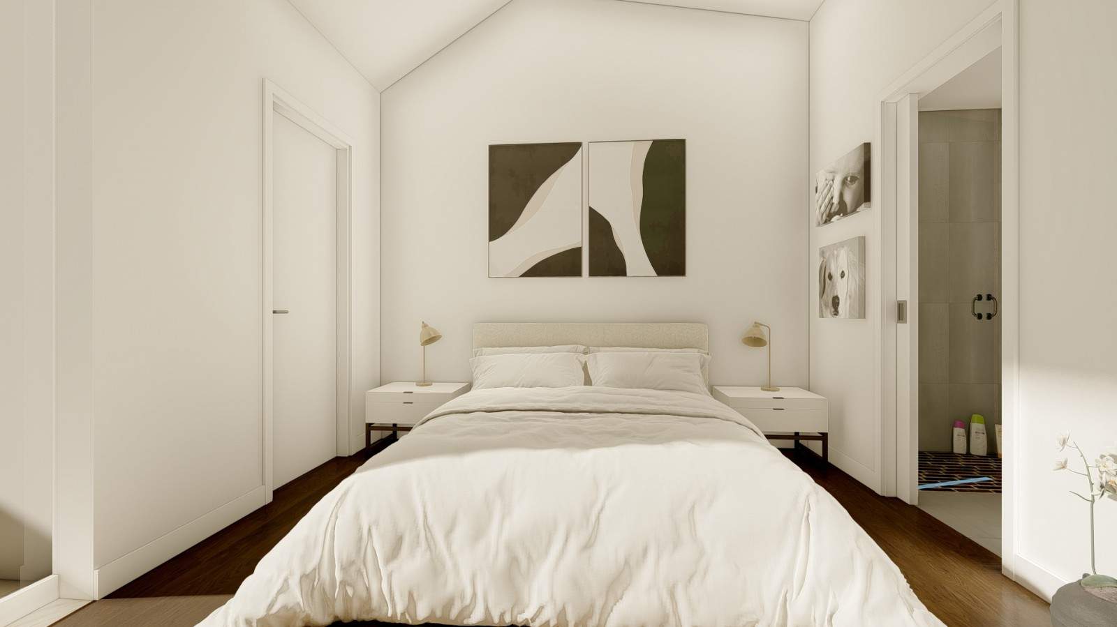 Appartement de 2 chambres, nouvelle construction, à vendre à Faro, Algarve_204626