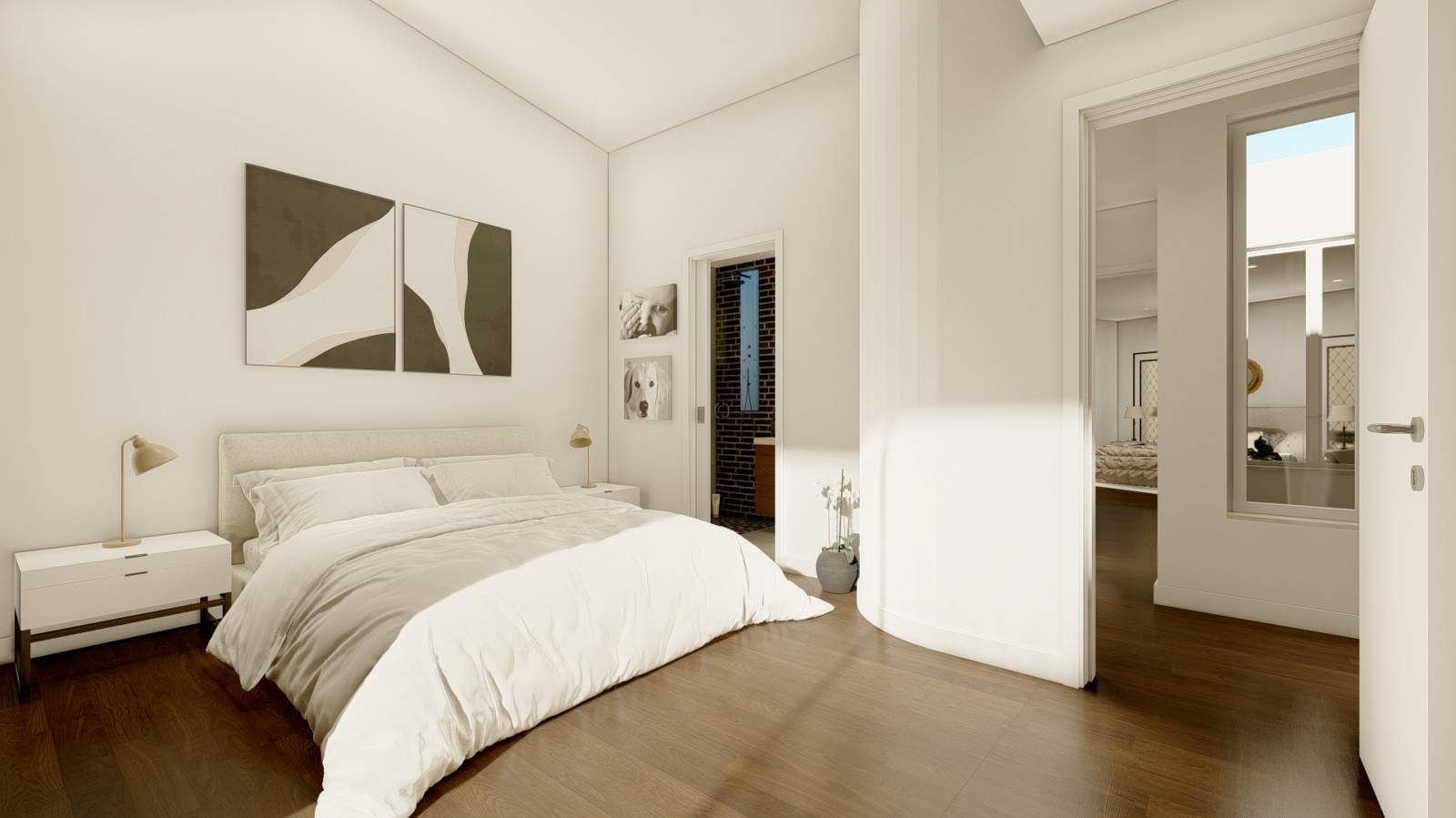 Appartement de 2 chambres, nouvelle construction, à vendre à Faro, Algarve_204627