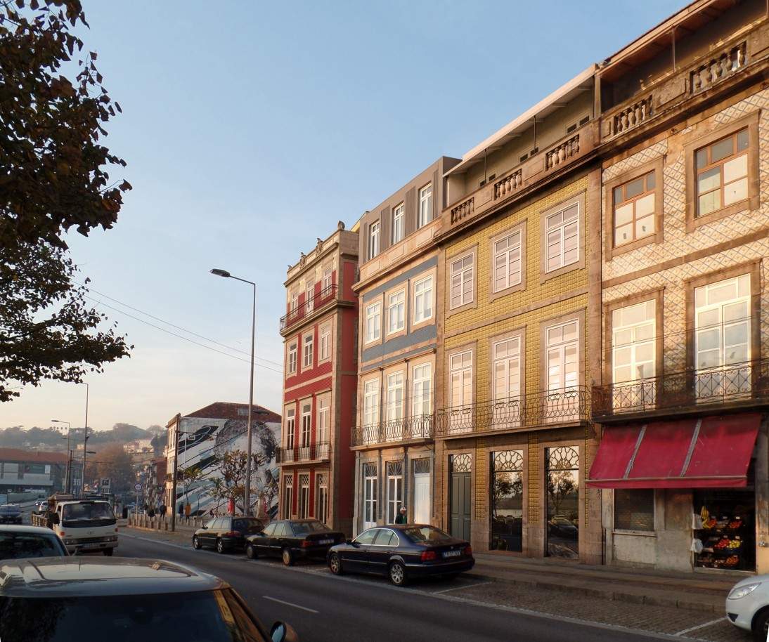Appartement neuf en duplex avec balcon et vue sur le fleuve, à vendre, dans le centre-ville de Porto_204714