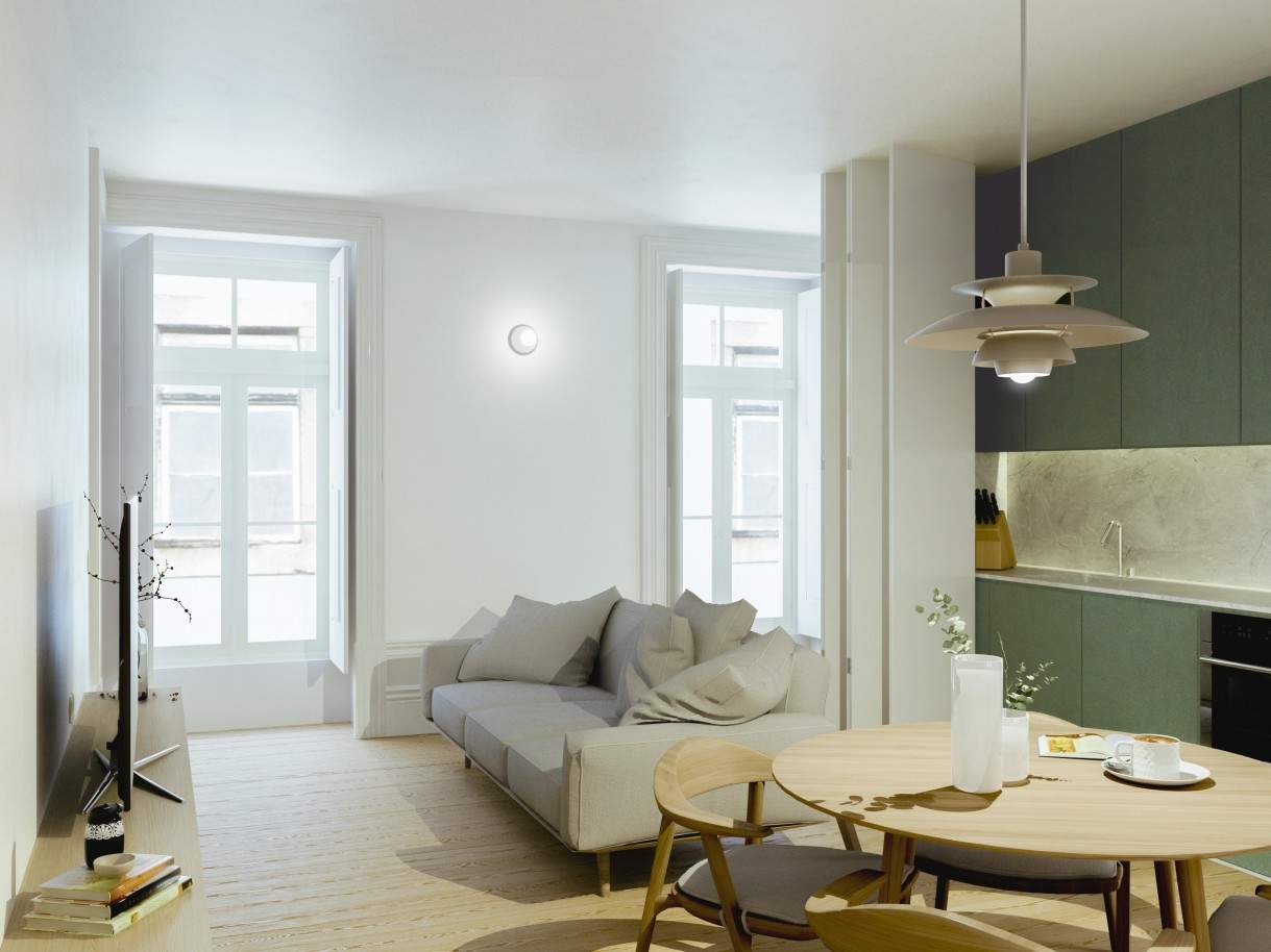 Neue Maisonette-Wohnung mit Balkon und Flussblick im Zentrum von Porto zu verkaufen_204724