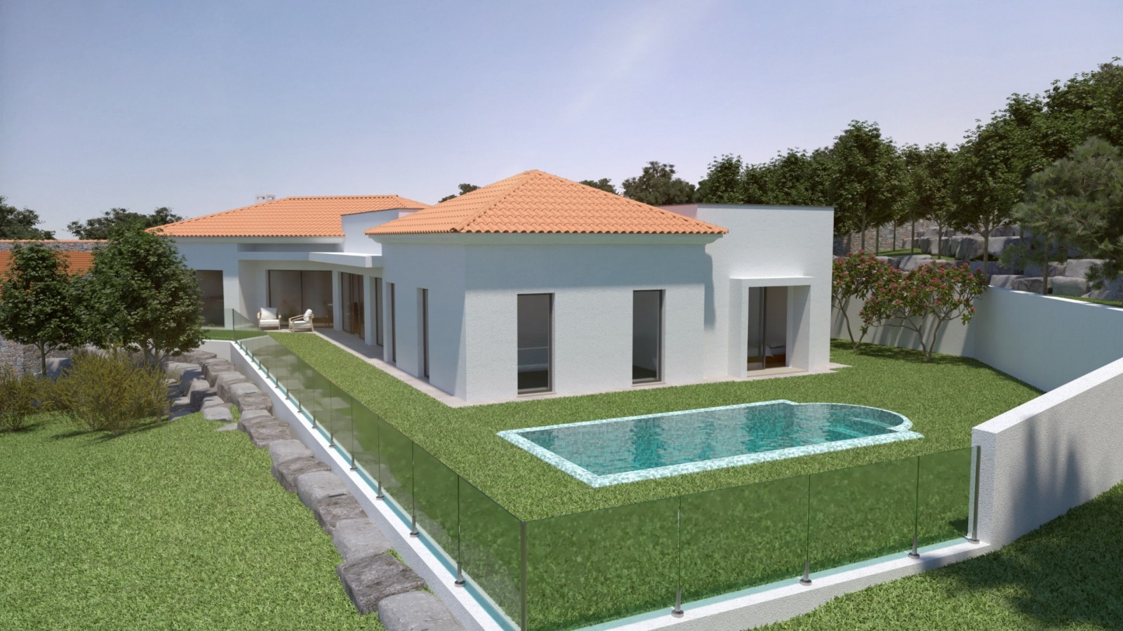 Grundstück für den Bau von zwei Villen mit 3 Schlafzimmern, zu verkaufen, in Silves, Algarve_205000