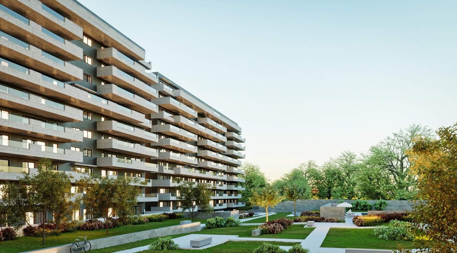 Piso nuevo con balcón, en venta, en Leça da Palmeira, Oporto, Portugal_205702