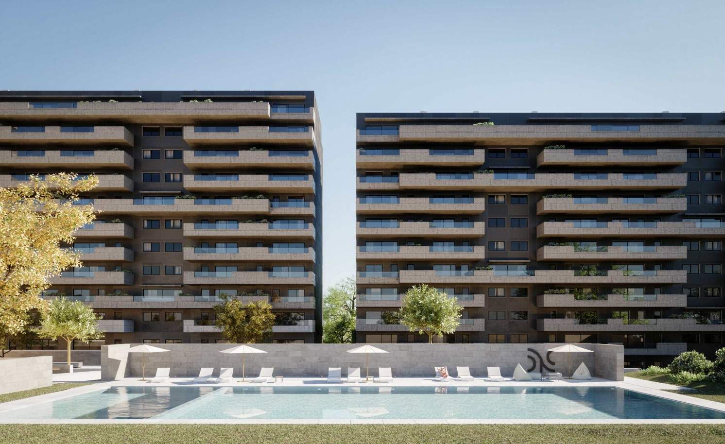 Neues Penthouse mit Terrasse und Pool, zu verkaufen, in Leça da Palmeira, Porto, Portugal_206862