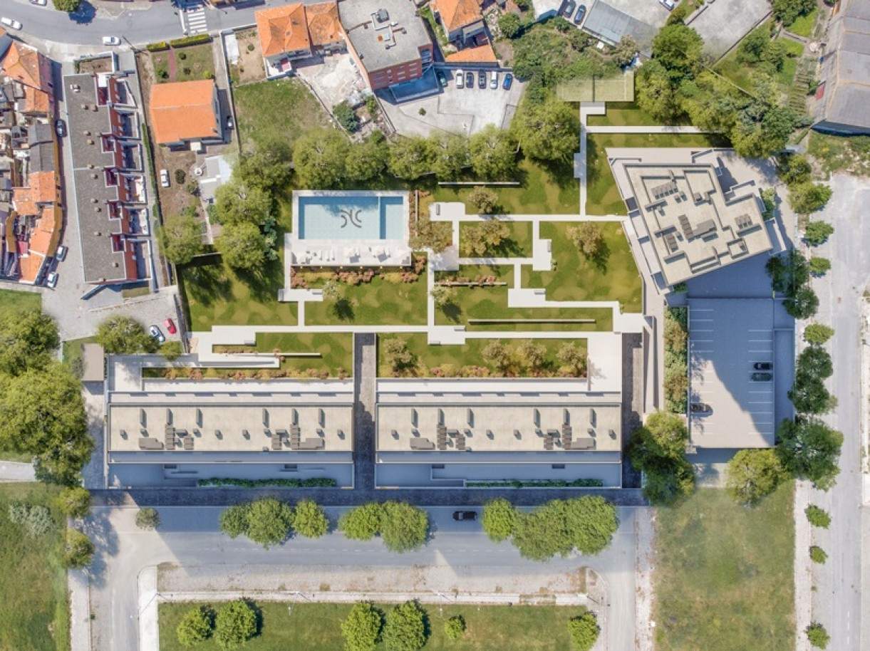 Neues Penthouse mit Terrasse und Pool, zu verkaufen, in Leça da Palmeira, Porto, Portugal_206871
