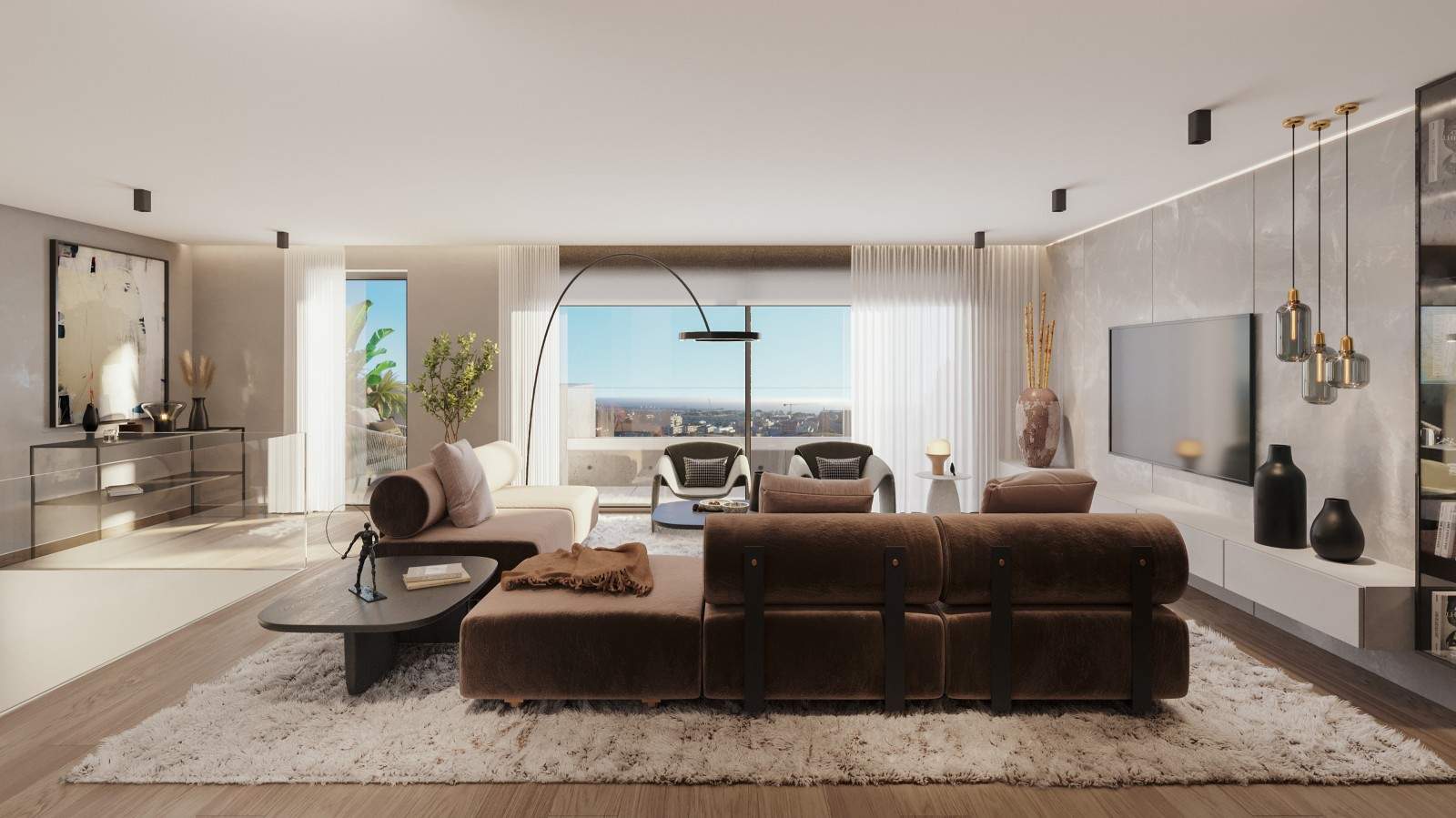 Neues Penthouse-Duplex mit Balkon, zu verkaufen, in Leça da Palmeira, Porto, Portugal_206946