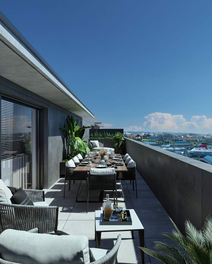 Nouveau Penthouse duplex avec balcon, à vendre, à Leça da Palmeira, Porto, Portugal_206950