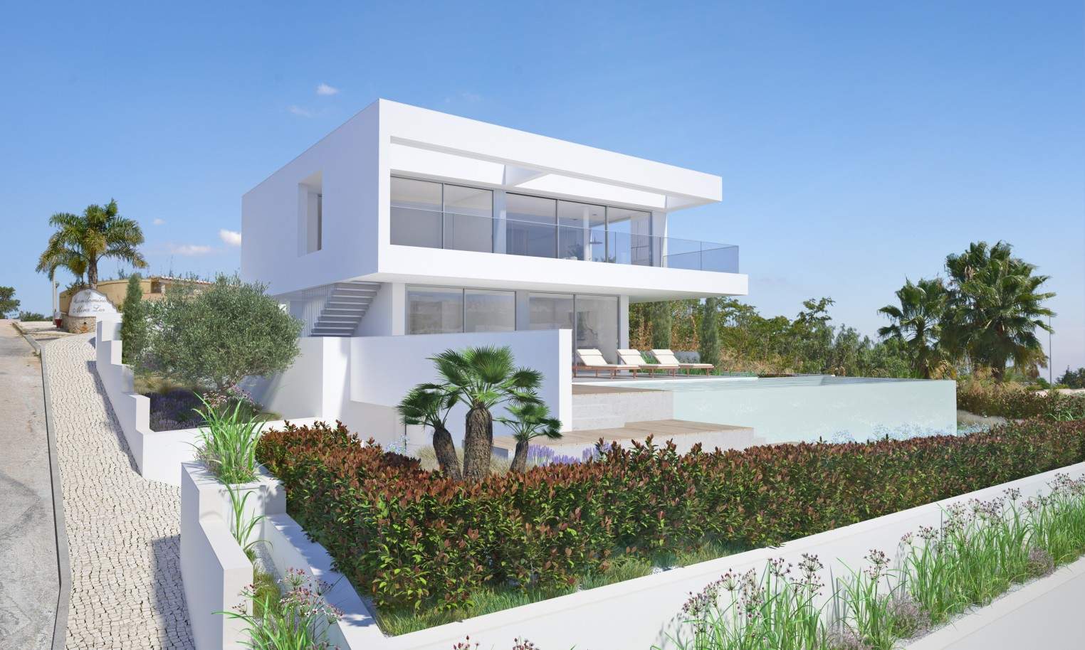 Land with approved project for a 3 bedroom villa in Lagos, Algarve_207021