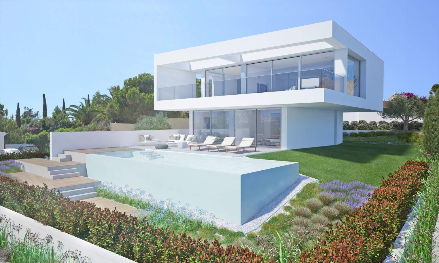 Land with approved project for a 3 bedroom villa in Lagos, Algarve_207031