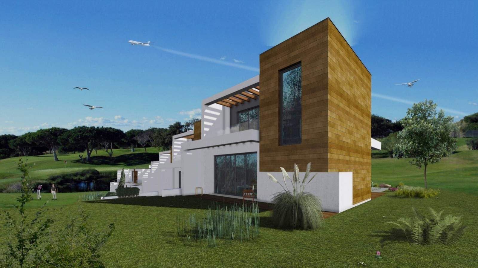 2 Schlafzimmer Duplex-Wohnung im Bau, zu verkaufen, in Golf Resort, Silves, Algarve_207459