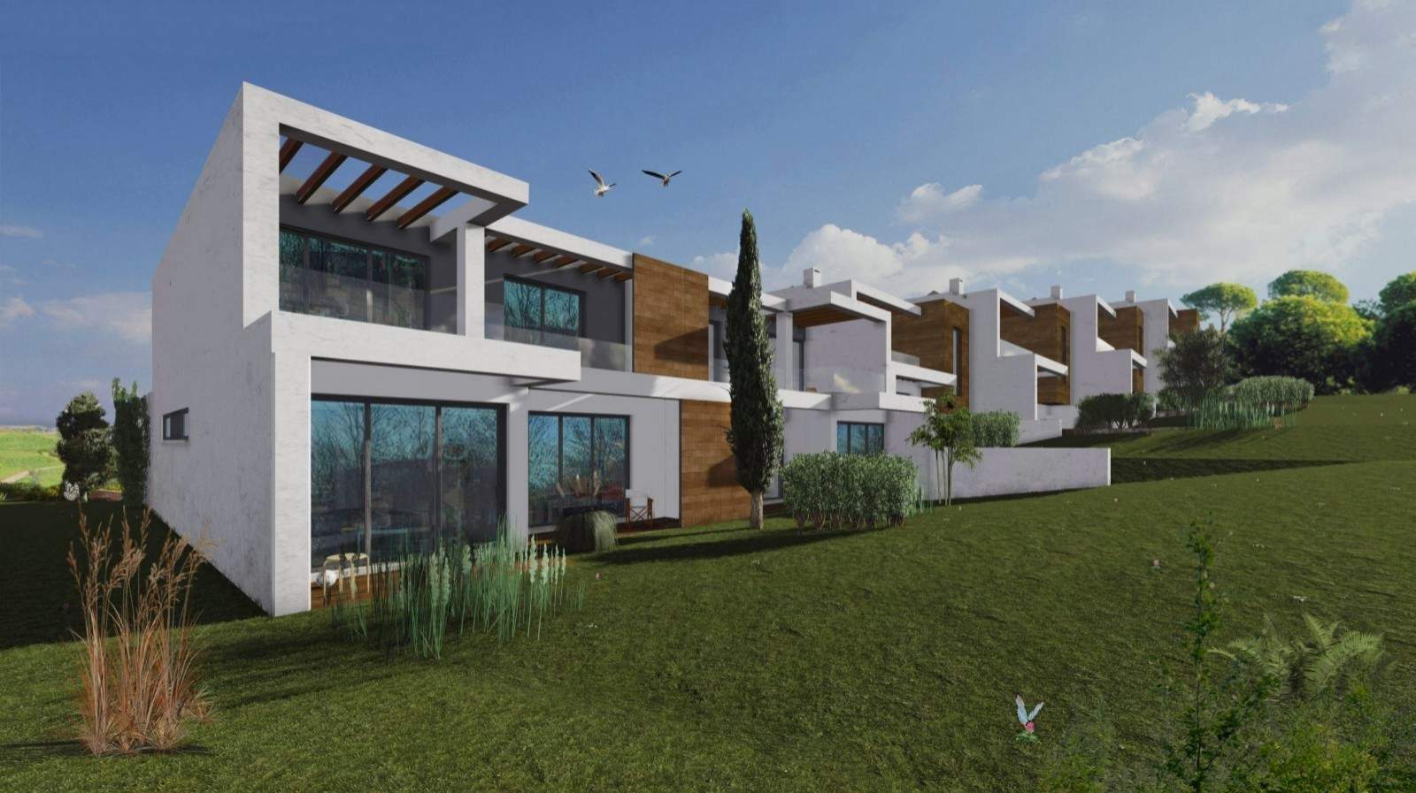 Piso dúplex de 2 dormitorios en construcción, en venta, en Golf Resort, Silves, Algarve_207460