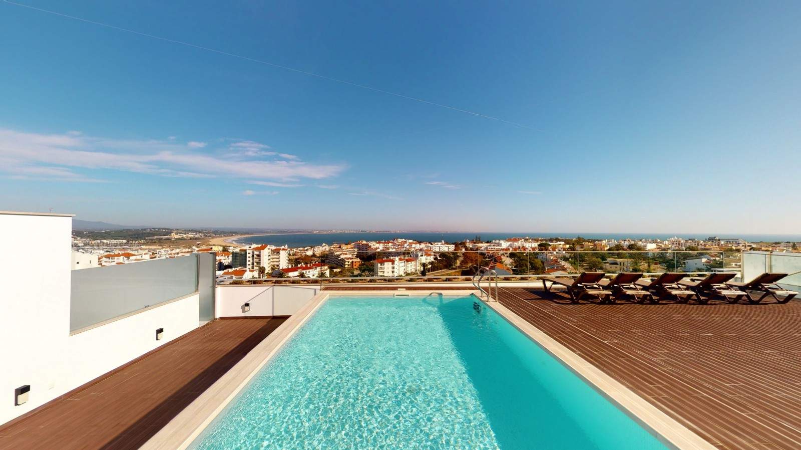 New penthouse for sale, pool and sea views, Lagos, Algarve, Portugal_208284