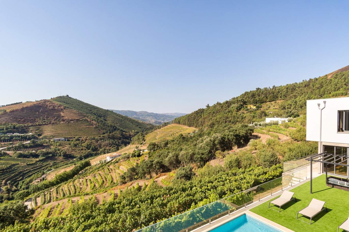 Villa con piscina, viñedos y vistas a la montaña, en venta, en Baião, Norte de Portugal_208569