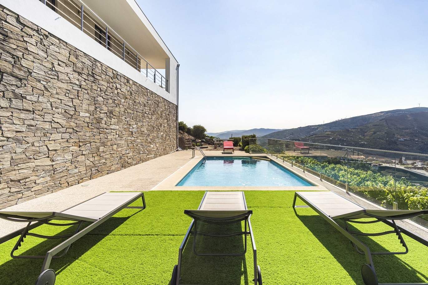 Villa avec piscine, vignobles et vues sur les montagnes, à vendre, à Baião, Nord du Portugal_208574