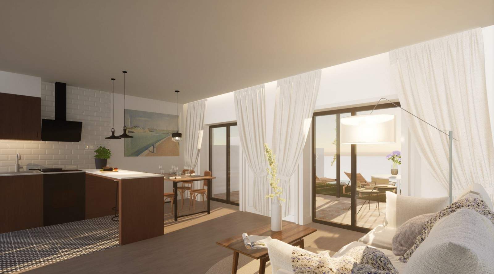 Piso de 3 dormitorios, en venta en Tavira, Algarve_209288