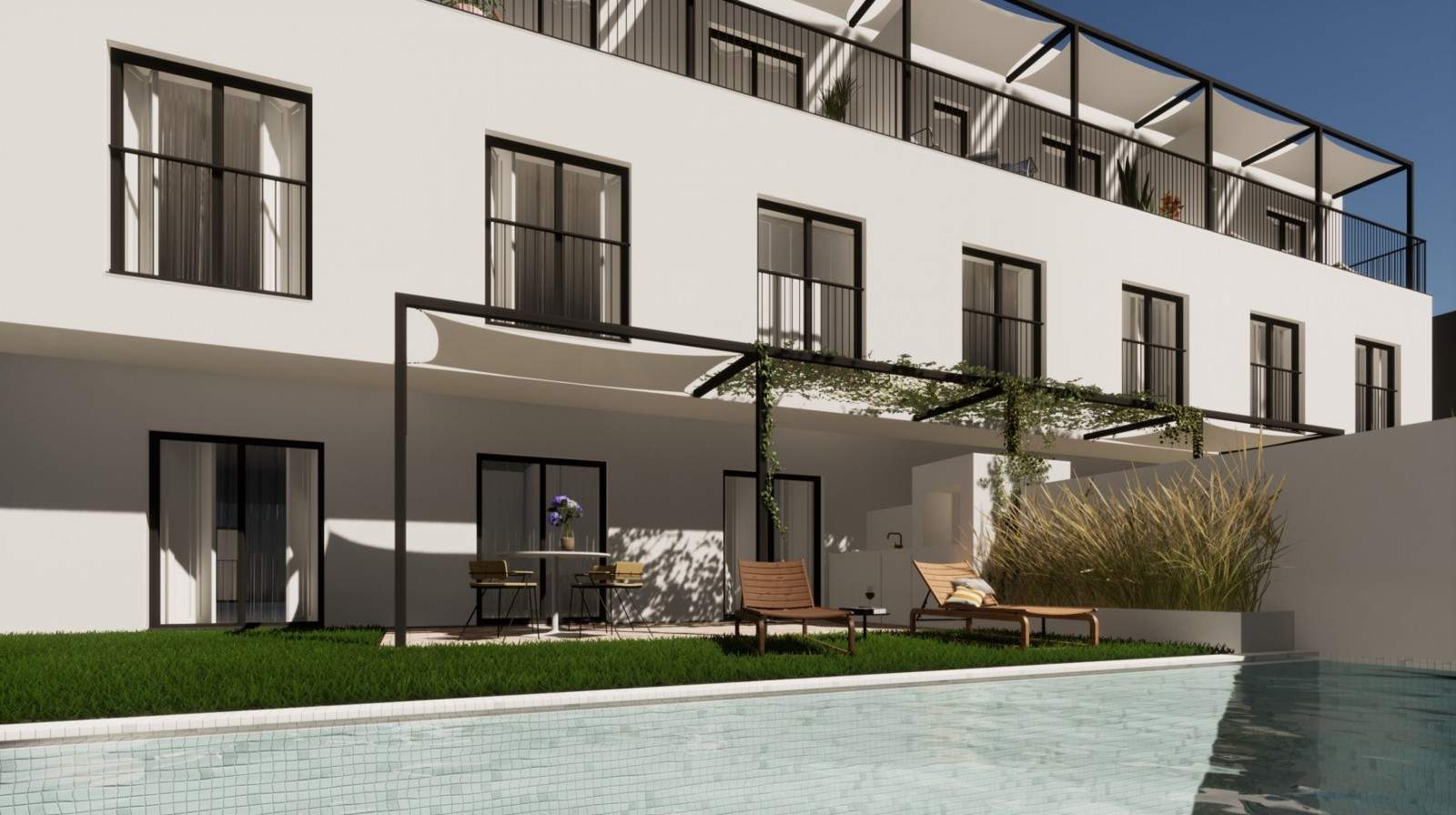 Piso de 3 dormitorios duplex, en venta en Tavira, Algarve_209388