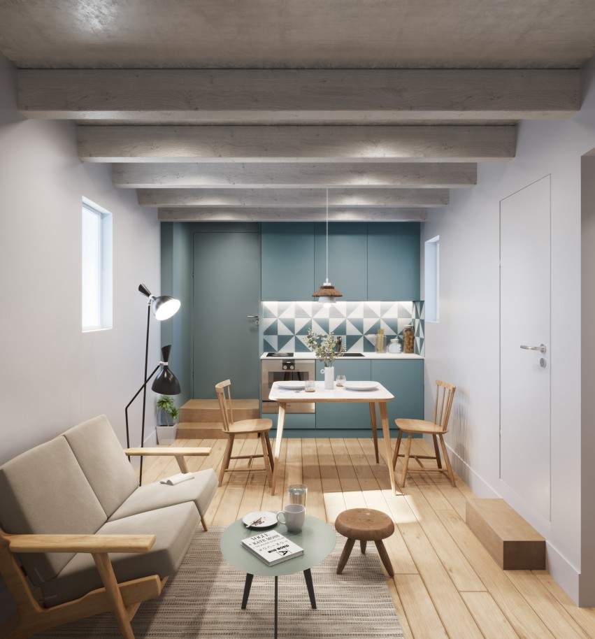 Neue Wohnung mit Terrasse und Dachterrasse, zu verkaufen, im Zentrum von Porto, Portugal_210038