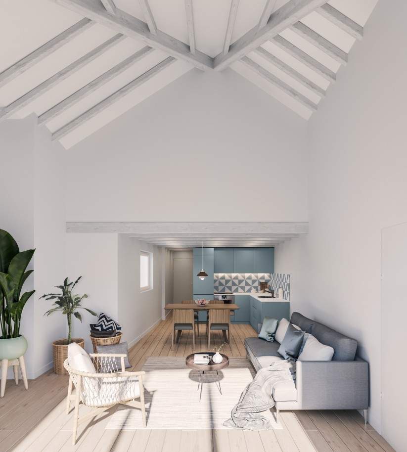 Neue Wohnung mit Terrasse und Dachterrasse, zu verkaufen, im Zentrum von Porto, Portugal_210042