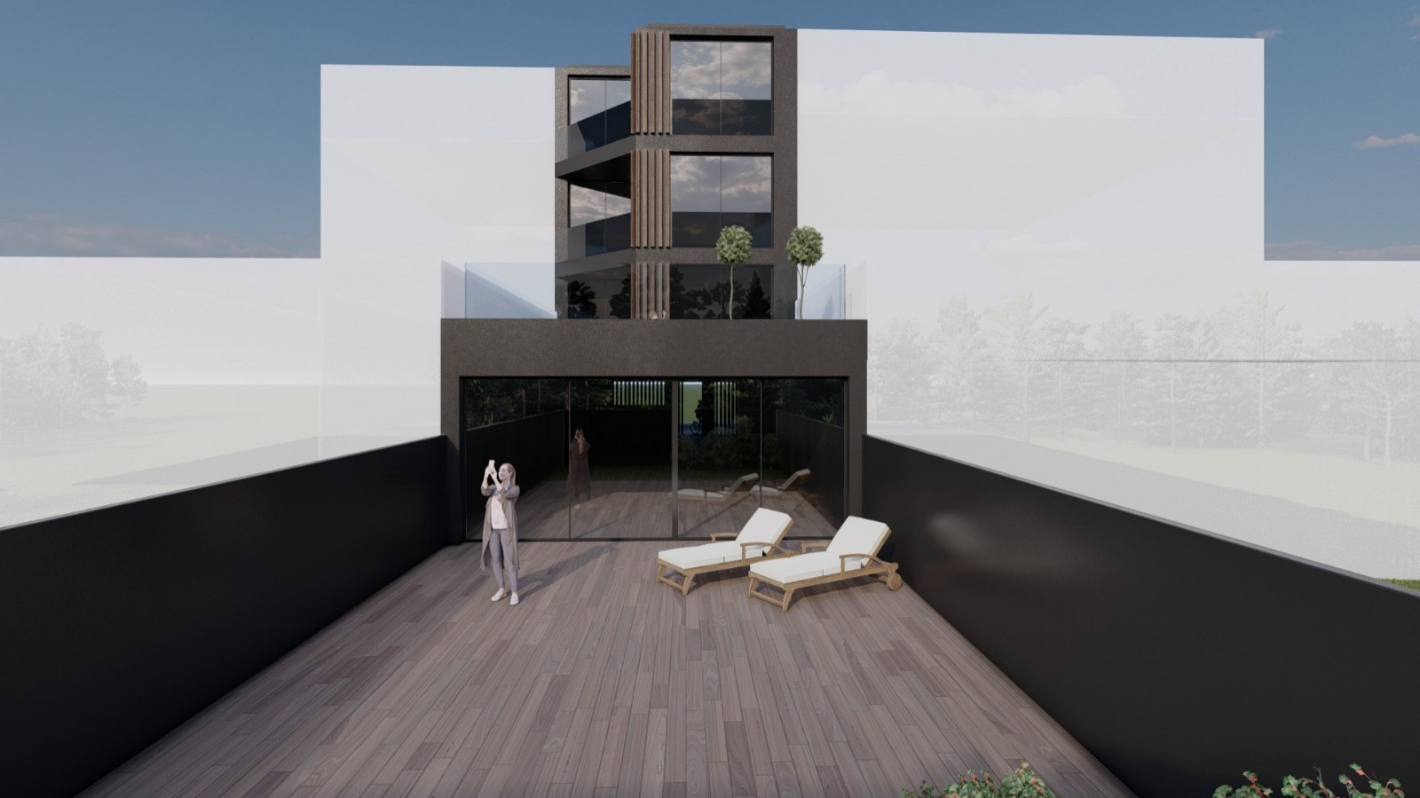 Verkauf: Gebäude mit Projekt für 4 Wohnungen T2, in Matosinhos, Porto, Portugal_210239