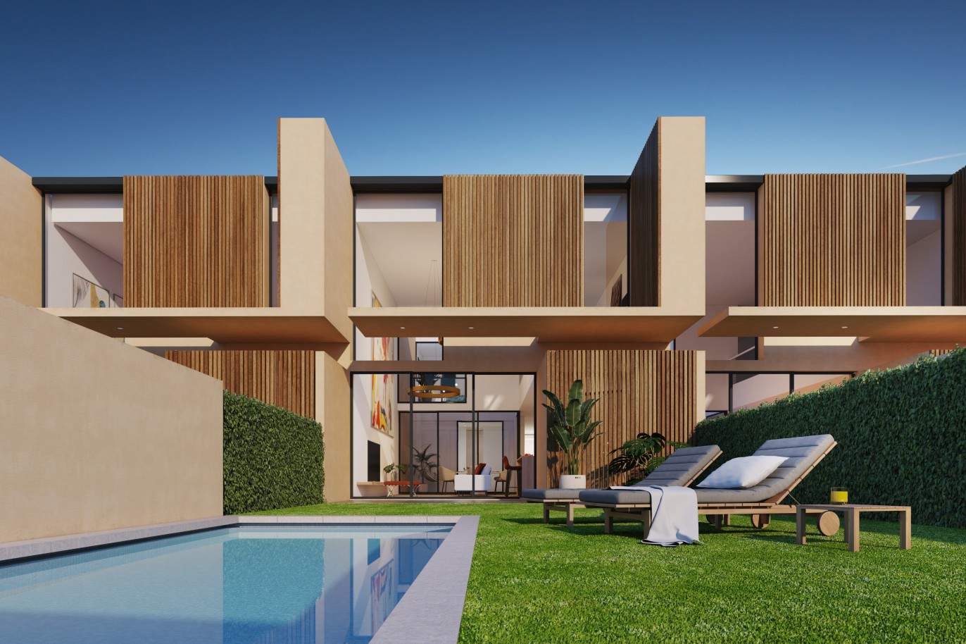 New 2 bedr. luxury villa w/ pool and garden, Vilamoura, Algarve, Portugal_210245