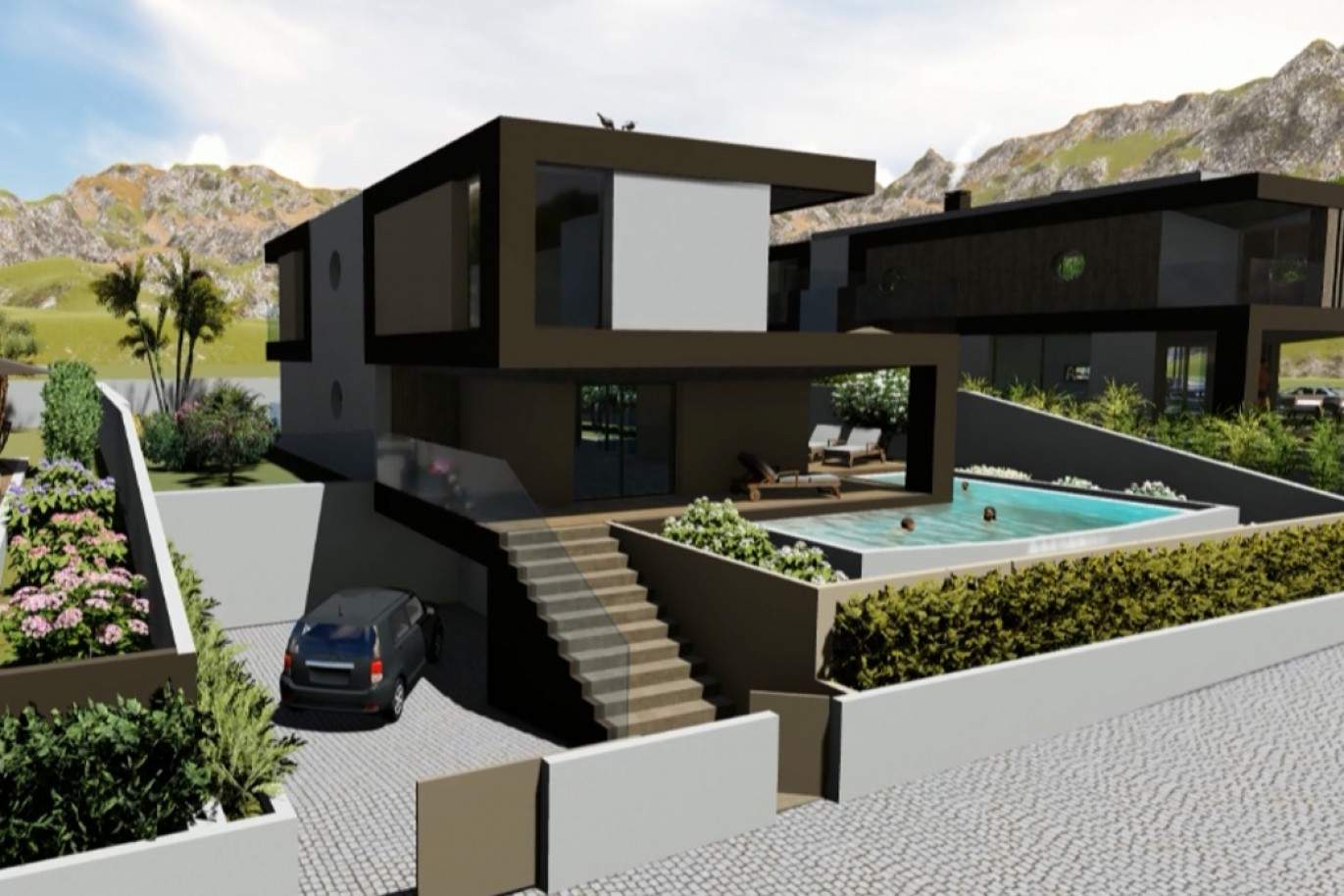 Villa T3 en construcción en venta en Albufeira Marina, Algarve_210986