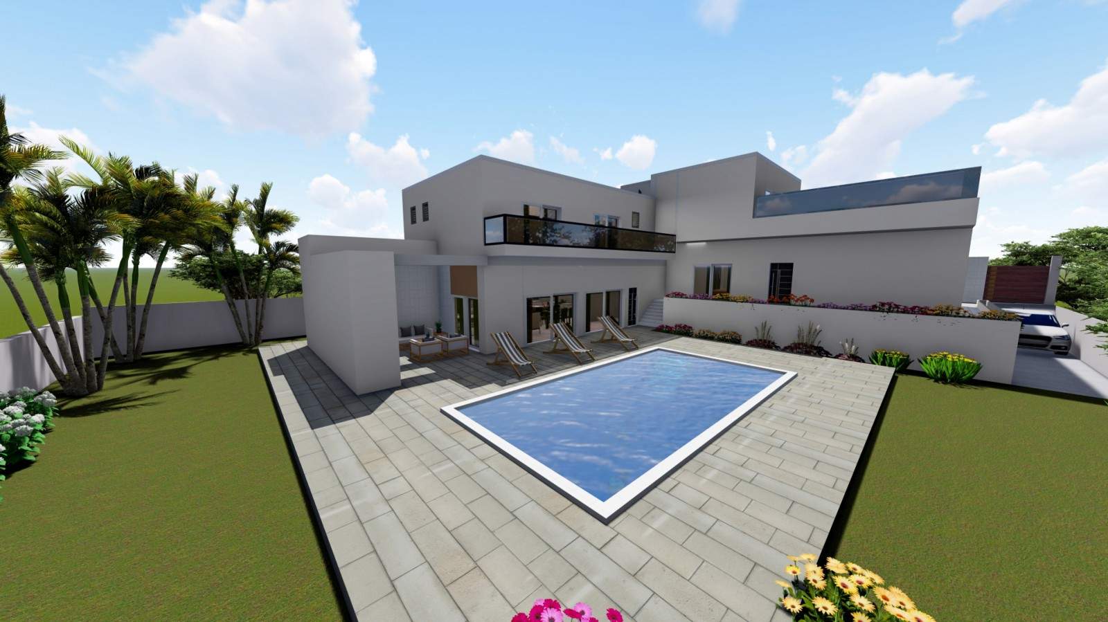 Villa mit 4 Schlafzimmern im Bau, zu verkaufen in Porto de Mós, Algarve_211036