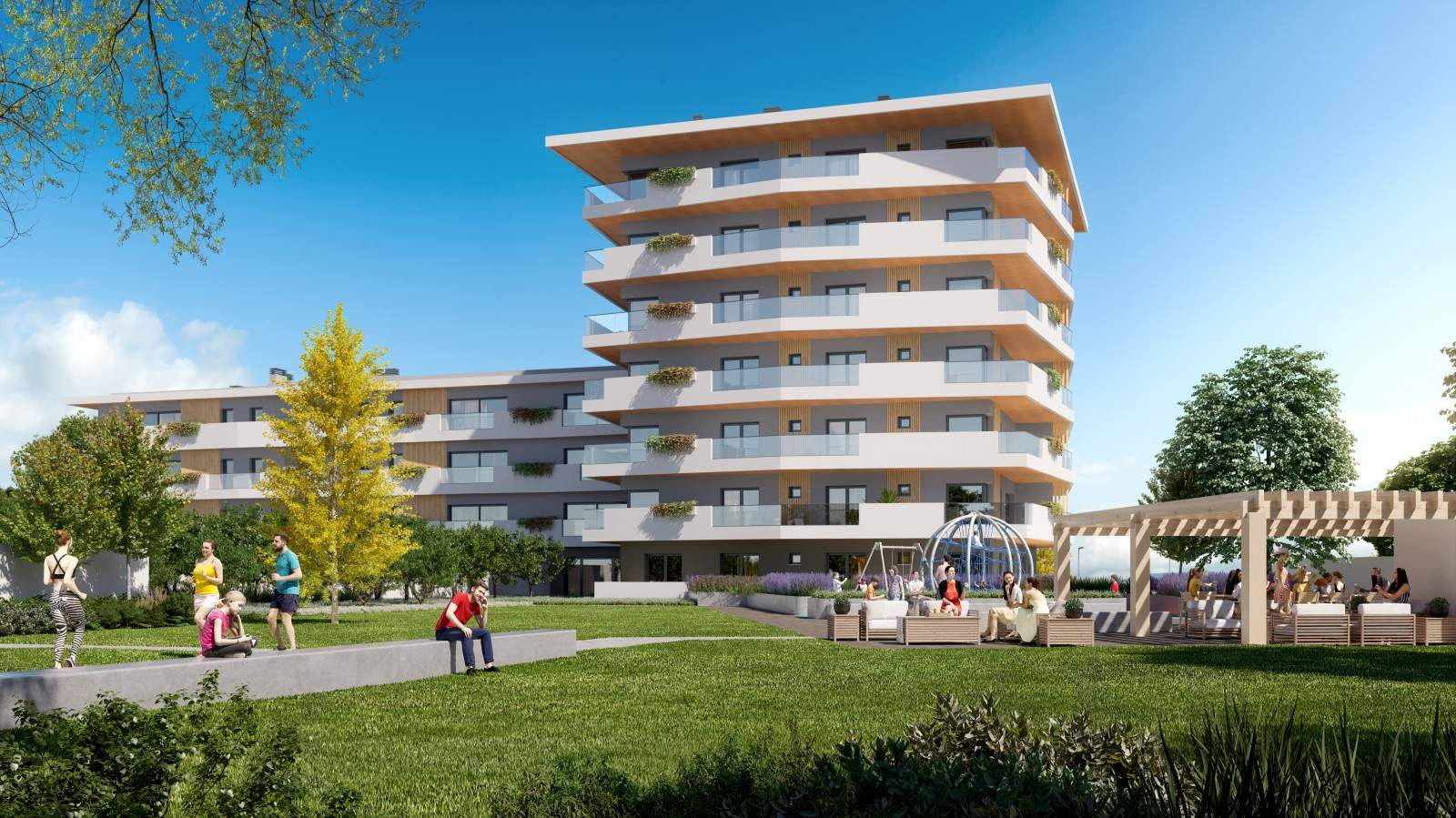 Appartement neuf avec balcons, à vendre, à Ramalde, Porto, Portugal_211383