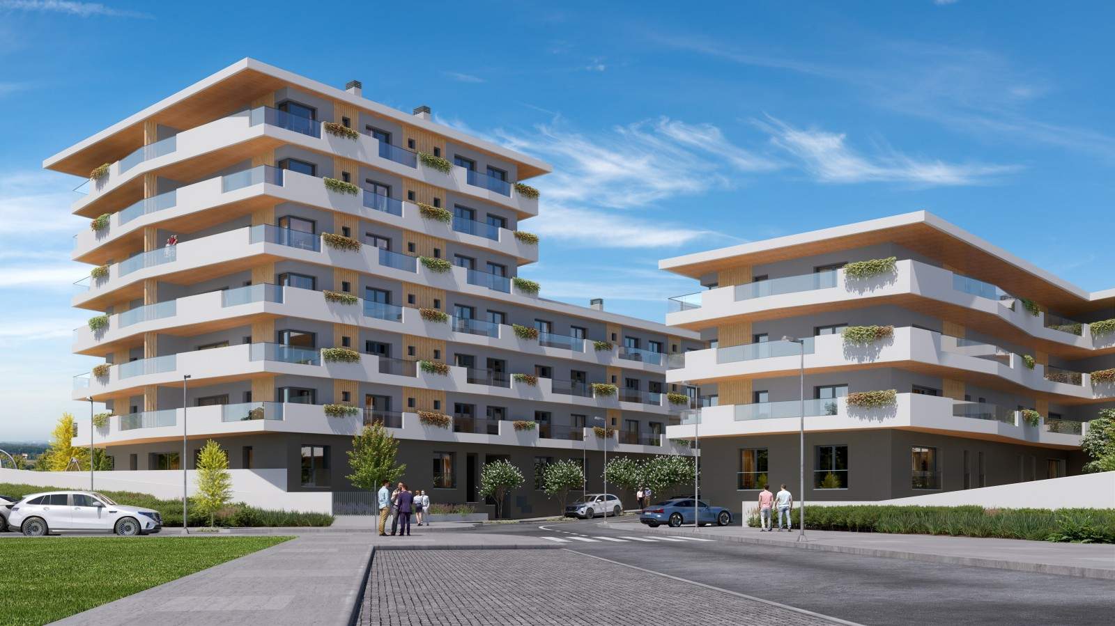 Appartement neuf avec balcons, à vendre, à Ramalde, Porto, Portugal_211386