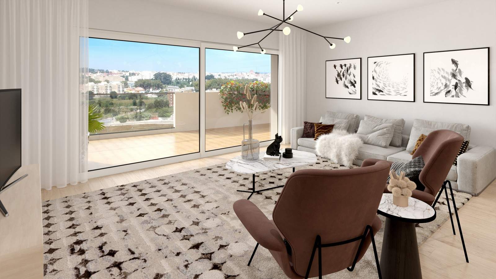 Appartement neuf avec balcons, à vendre, à Ramalde, Porto, Portugal_211390
