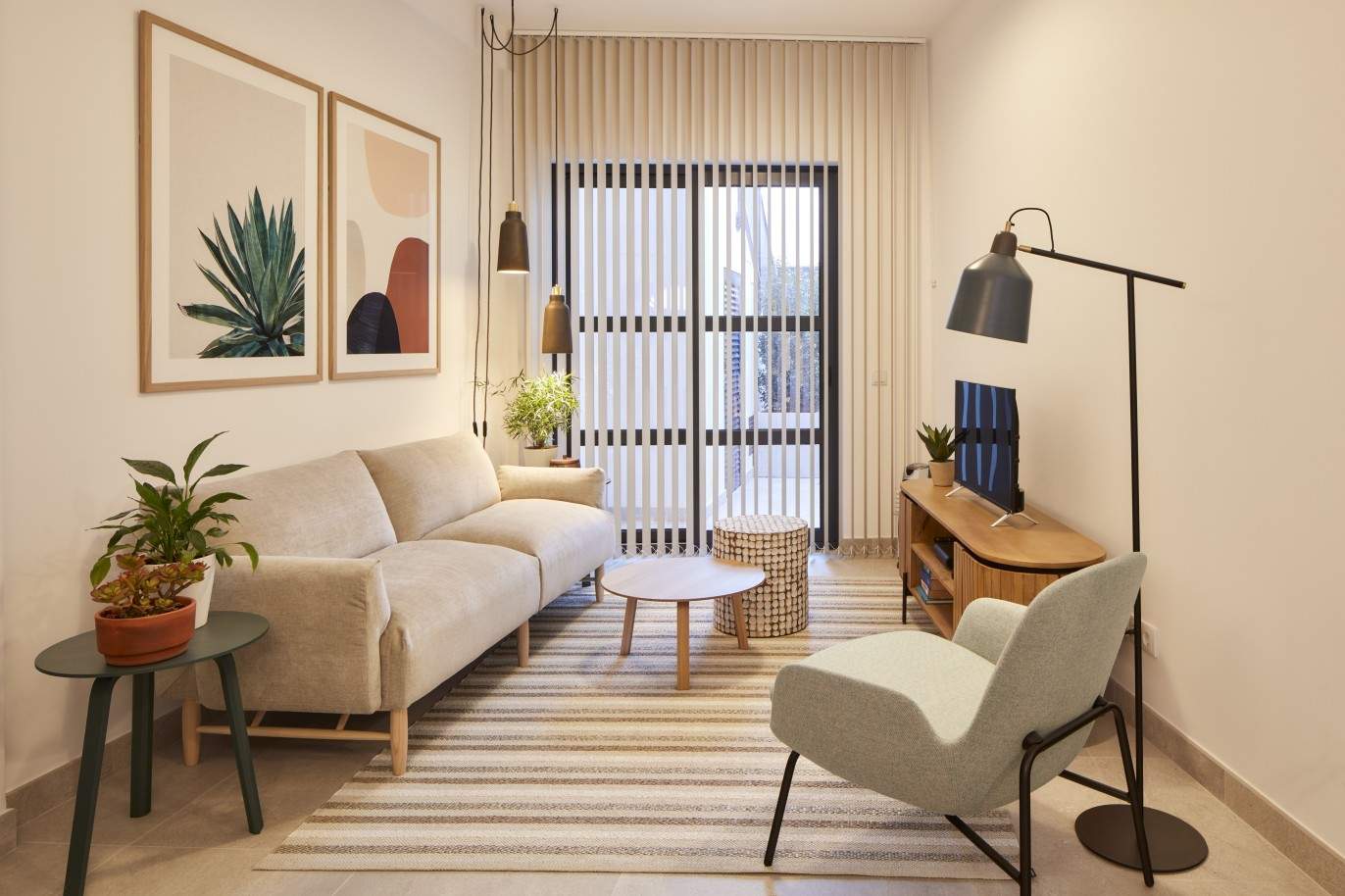 Nuevo piso de 2 dormitorios en venta en el centro de Faro, Algarve_213926