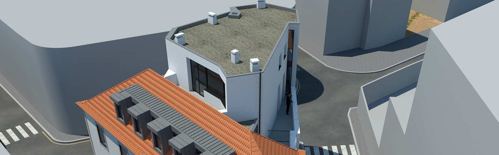 Vendre : Bâtiment avec project approuvé, à rénover, dans le centre de Vila Nova de Gaia, Porto, Portugal_214623