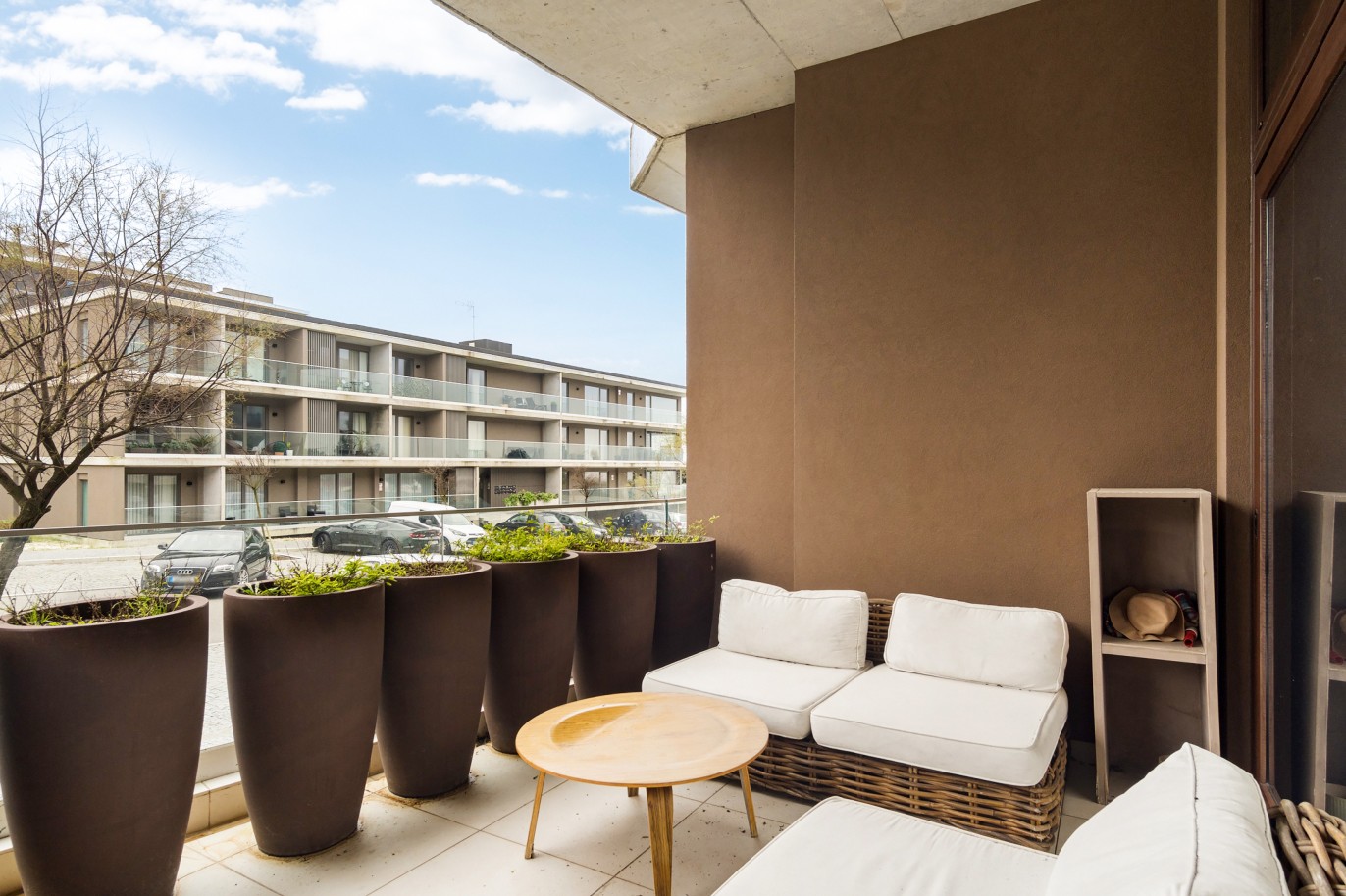 Vente : Appartement avec balcon sur la 1ère ligne de mer, Canidelo, V. N. Gaia, Portugal_215347