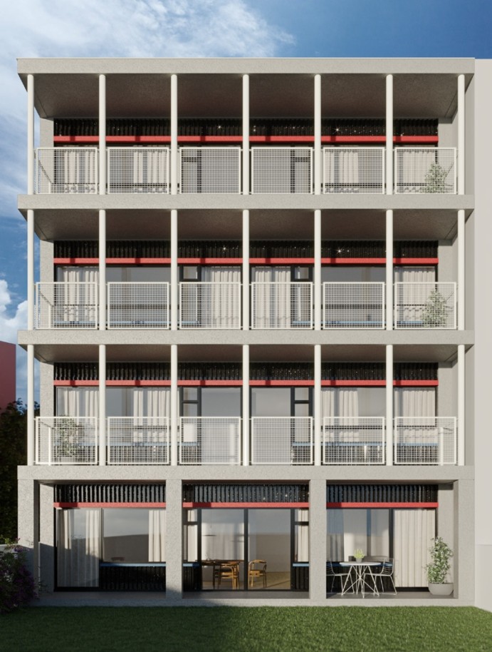 Nouvelle maison de ville étage avec balcon, à vendre, à Aldoar, Porto, Portugal_216024
