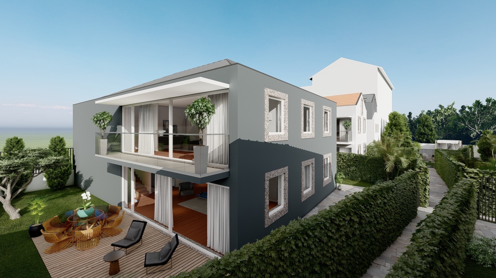 New luxury villa with garden, for sale, in Leça da Palmeira, Porto, Portugal_216693