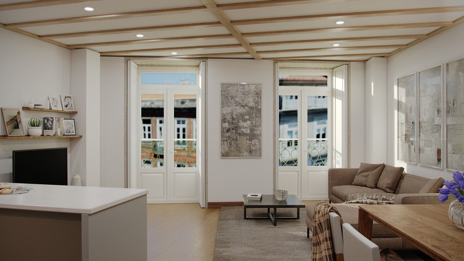 Appartement duplex avec balcon, à vendre, dans le Centre de Porto, Portugal_217817