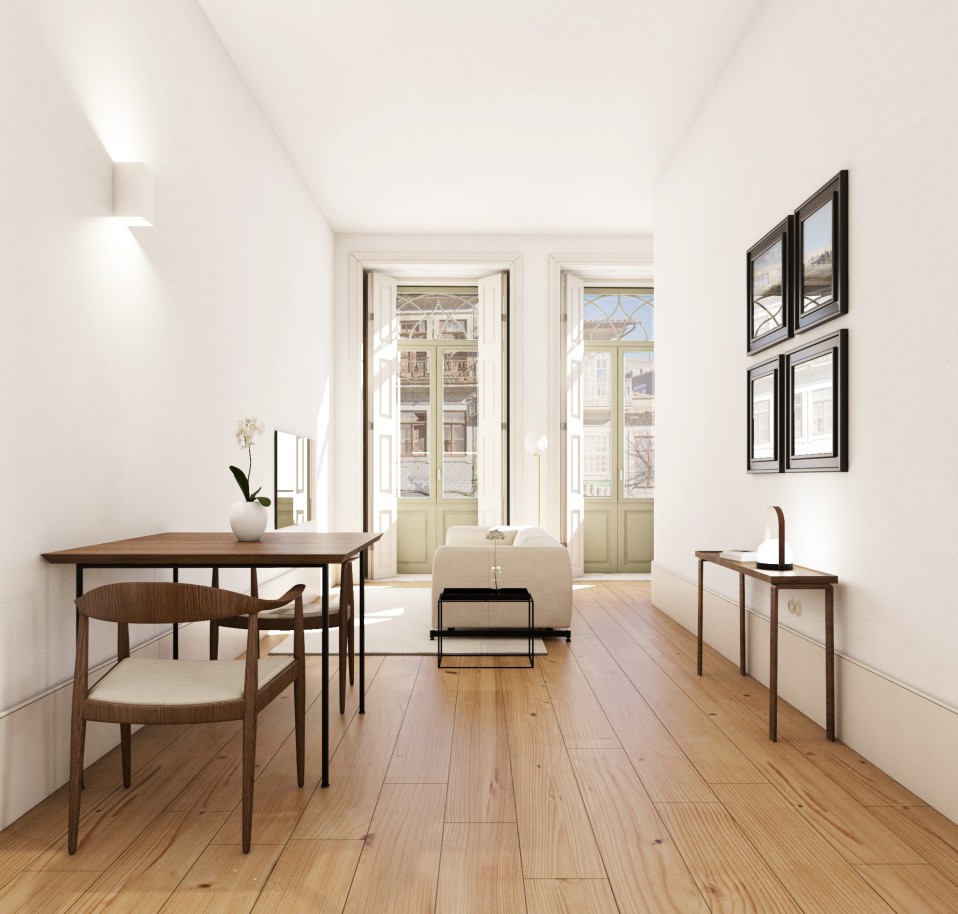 Appartement neuf avec balcon, à vendre, dans le centre historique de Porto, Portugal_217865