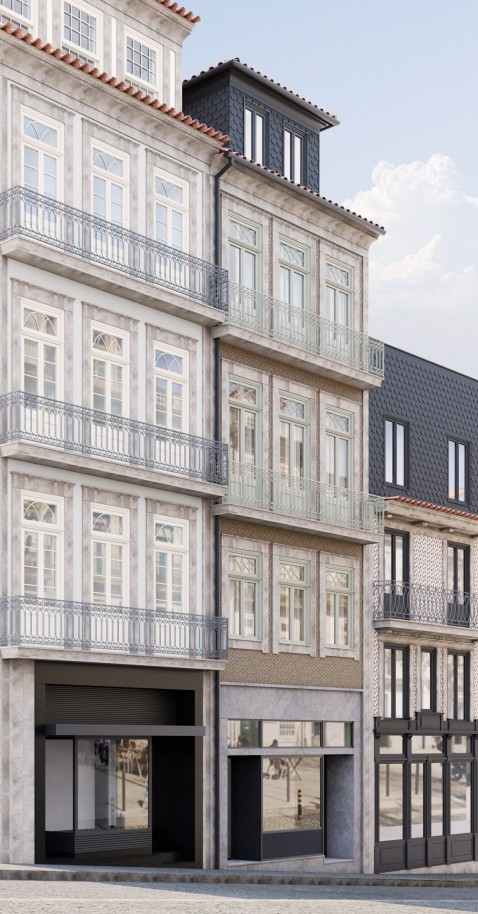 New penthouse with balcony, for sale, in the Historic Centre of Porto, Portugal_217889