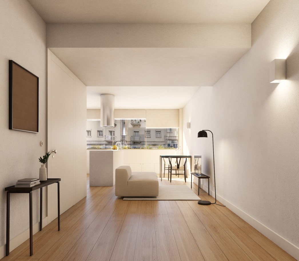 Appartement neuf avec terrasse, à vendre, dans le centre de Porto, Portugal_217894